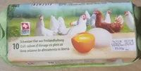 Oeuf suisses d'élevage en plein air