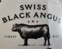 Swiss pure black angus burger