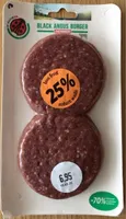 Black angus burger