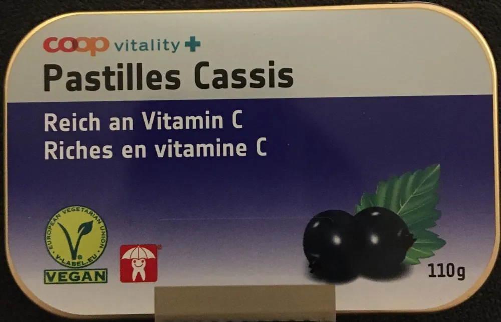 Pastilles cassis