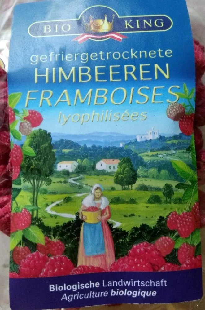 Framboises lyophilisées