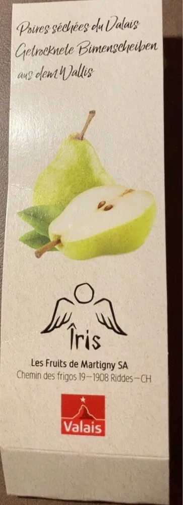 Poires séchées du Valais