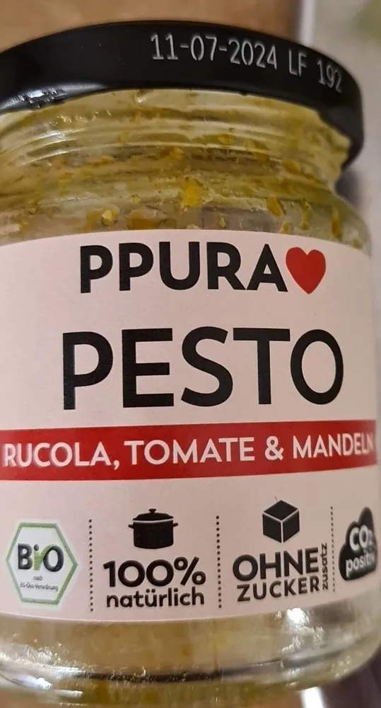 Pesto Rucola, Tomate & Mandeln