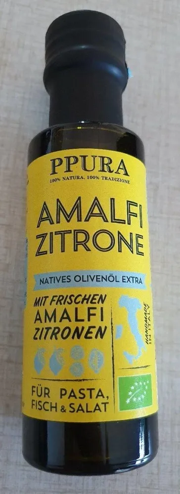 Lemon flavored olive oil