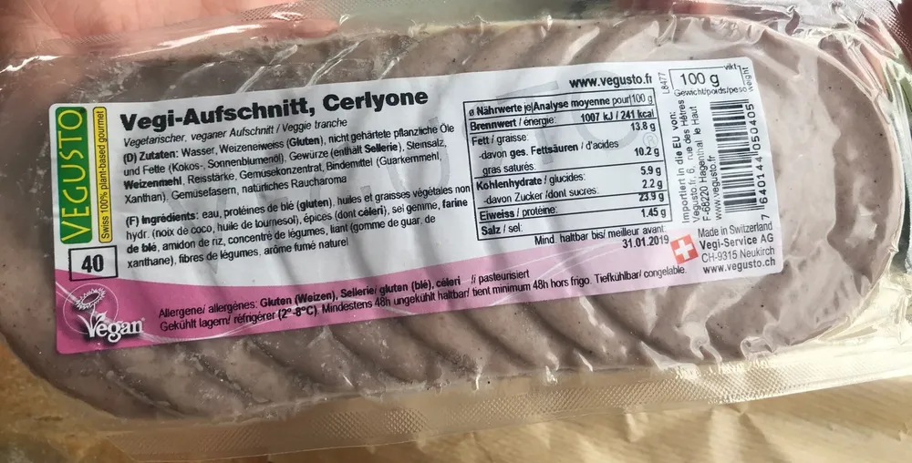 Vegi-aufschnit