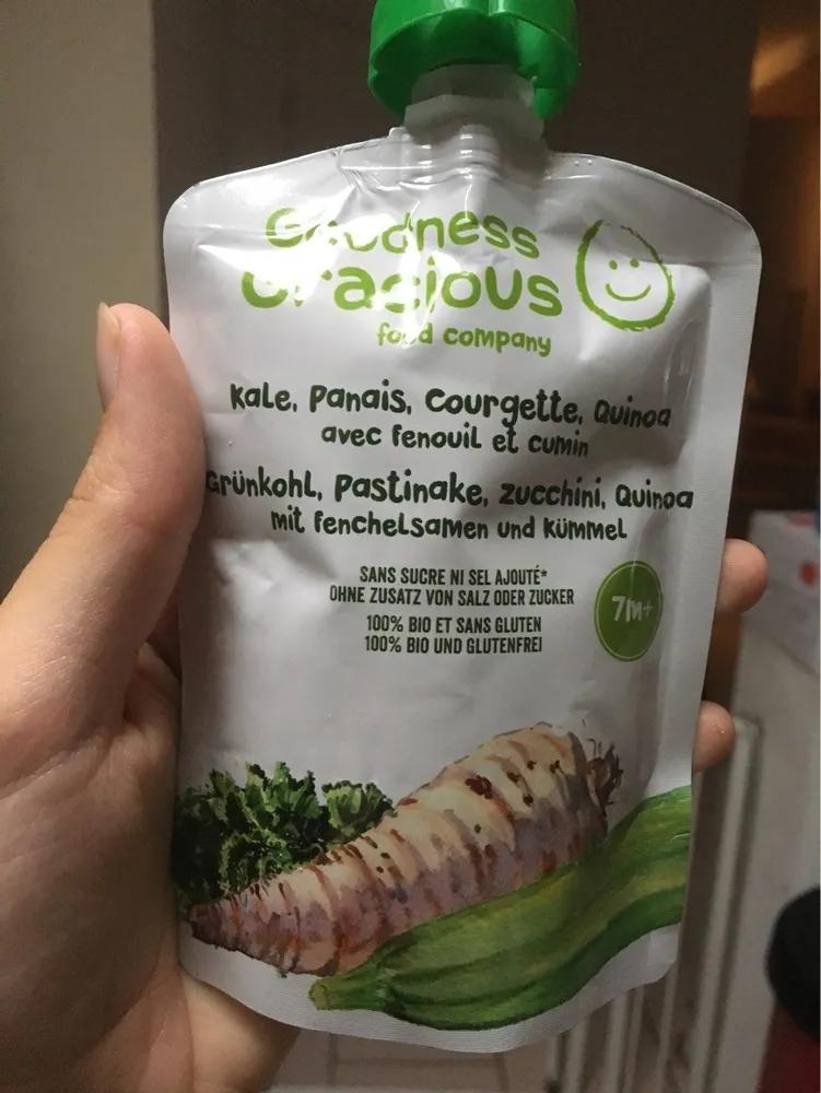 Kale, panais, courgette, quinoa avec fenouil et cumin