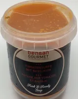 Potage aux tomates et basilic