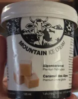 Caramel des alpes premium crème glacée