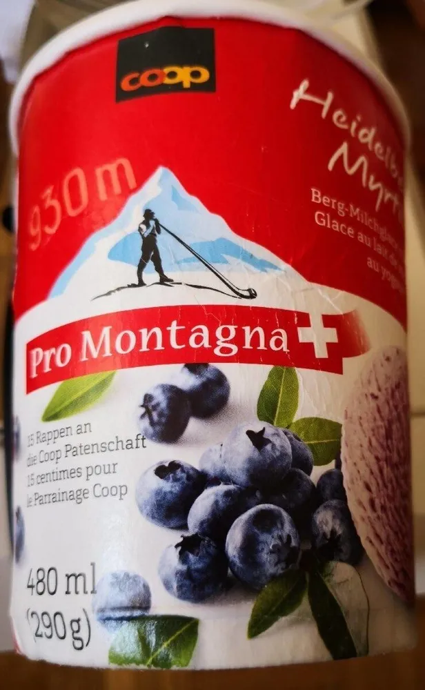 Glace au lait de montagne au yogourt