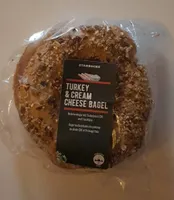 Turkey and Cream Cheese Bagel