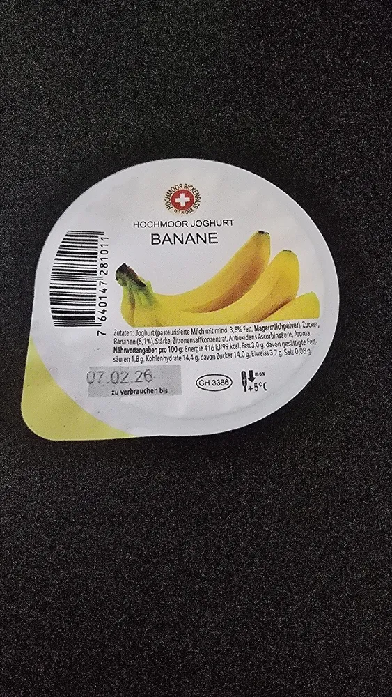 Bananen Joghurt