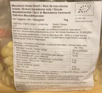 Macadamia Nüsse Bruch
