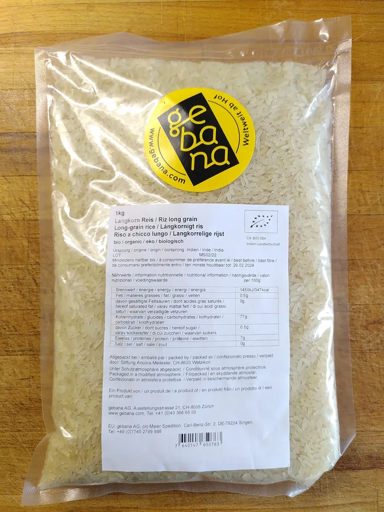 Riz long grain