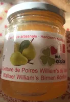 Confiture de Poires William's du Valais