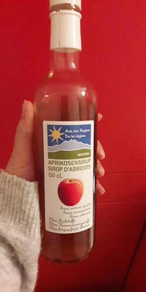 Sirop d'abricots