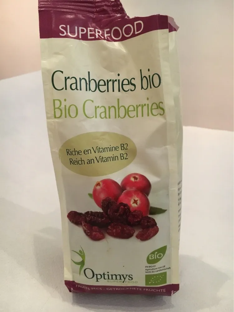 Optimys Cranberries Bio 250 g