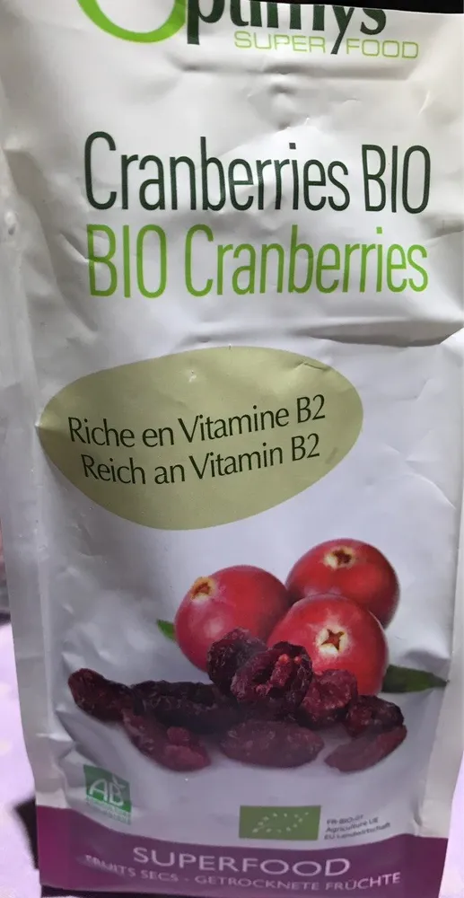 Optimys Cranberries Bio 200 g