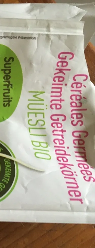 Optimys Müesli Bio Gek Getreidekörne Superfr 350 g