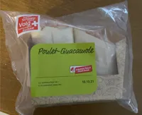 Wrap poulet guacamole