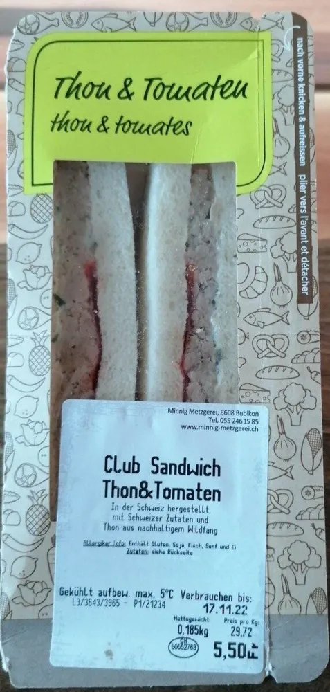Club Sandwich tonno e tomatis