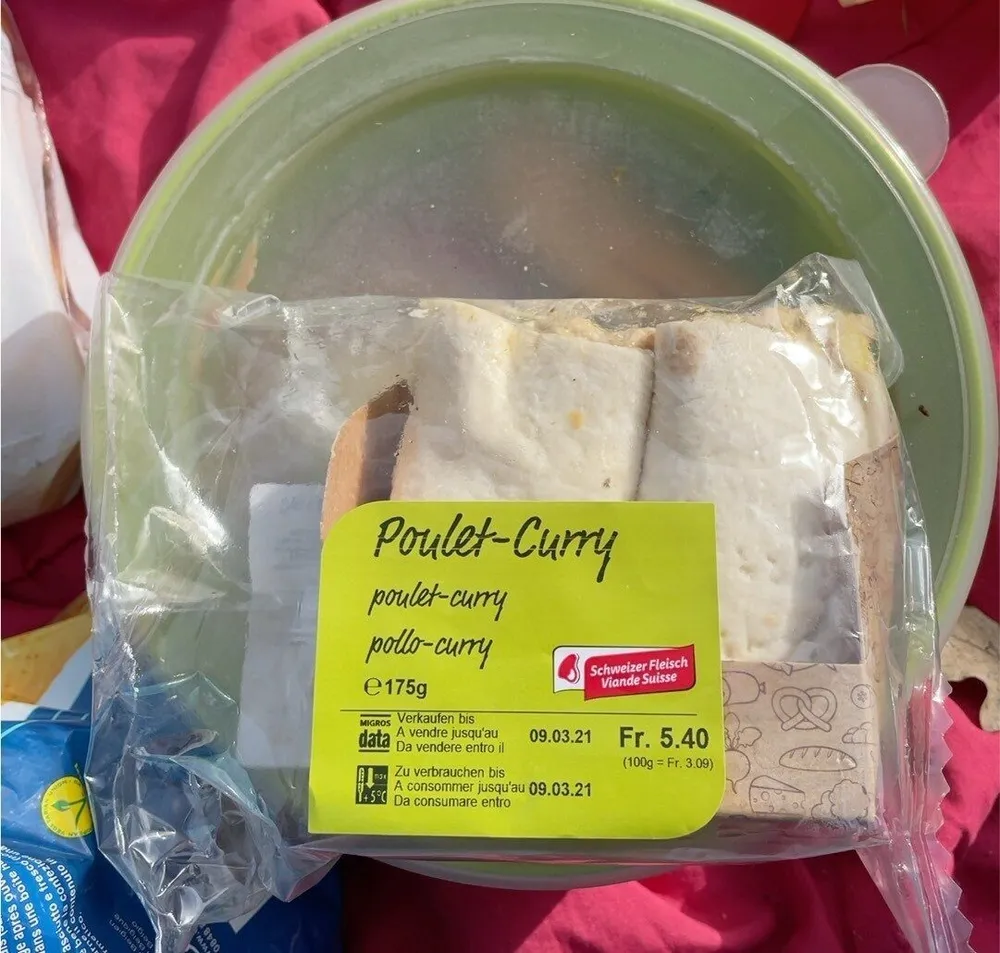 Wrap Poulet-Curry