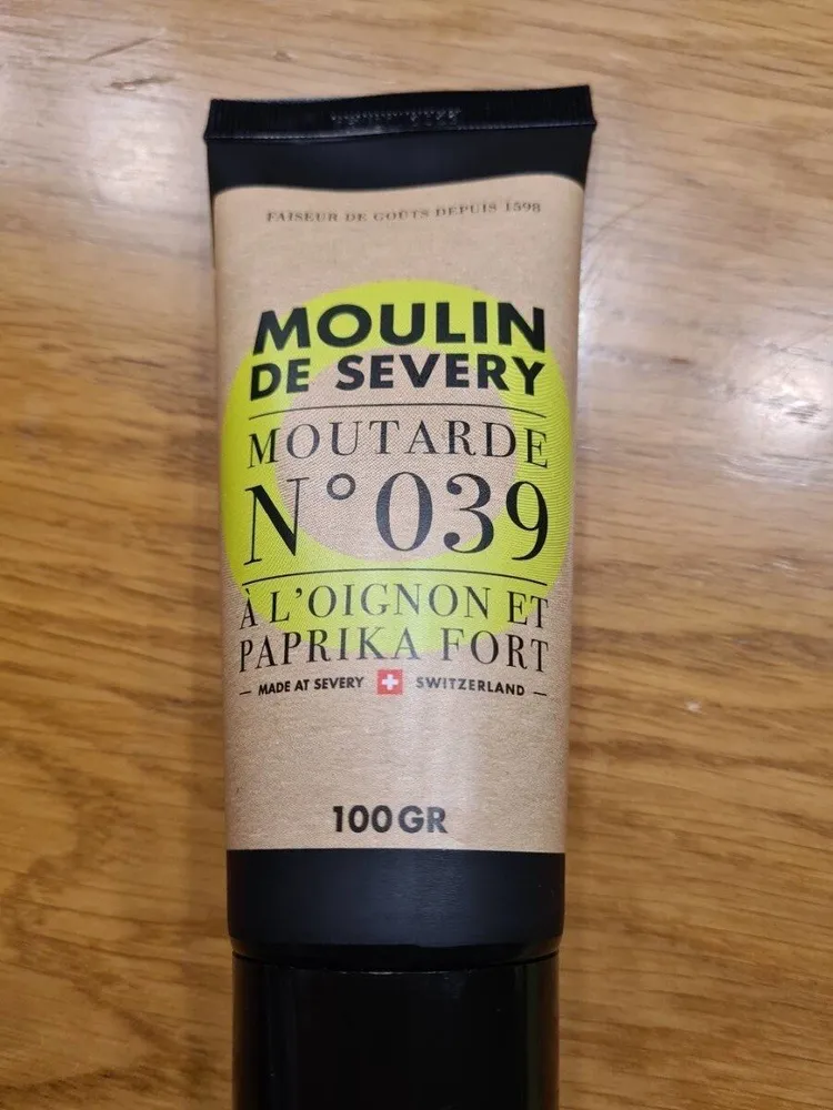 Moutarde à l'oignon et paprika fort