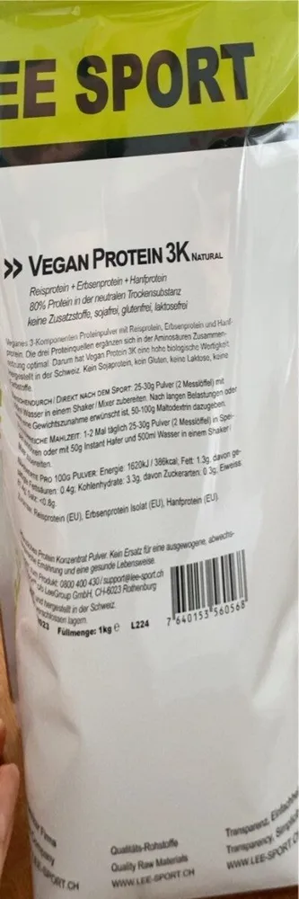 vegan protein 3K