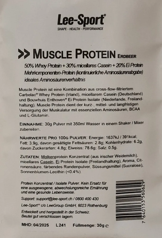 Muscle Protein (Erdbeer)