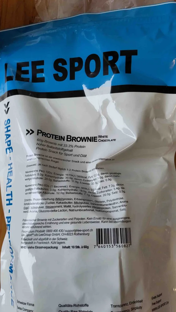 Protein Brownie White Chocolate