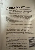 Whey Isolate Blueberry