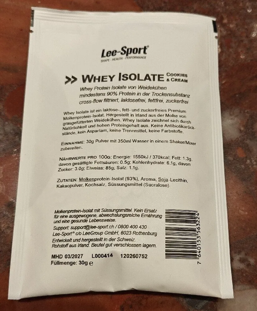 Whey isolate