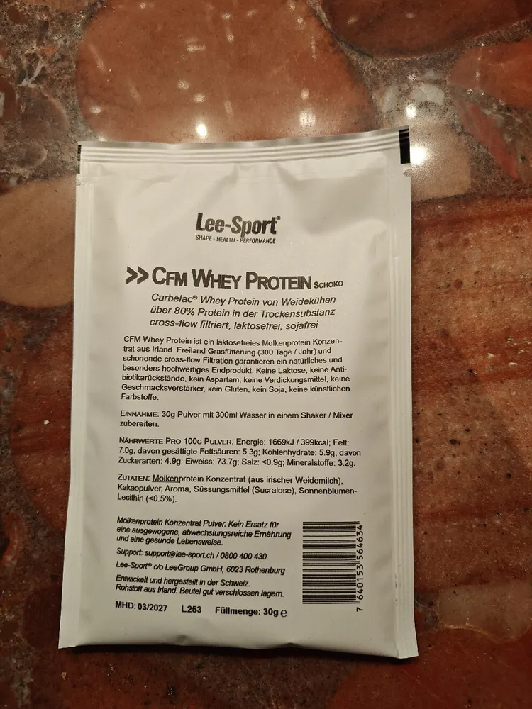 CFM Whey Protein Schoko