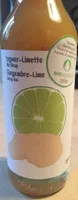 Sirop Bio Gingembre-Lime