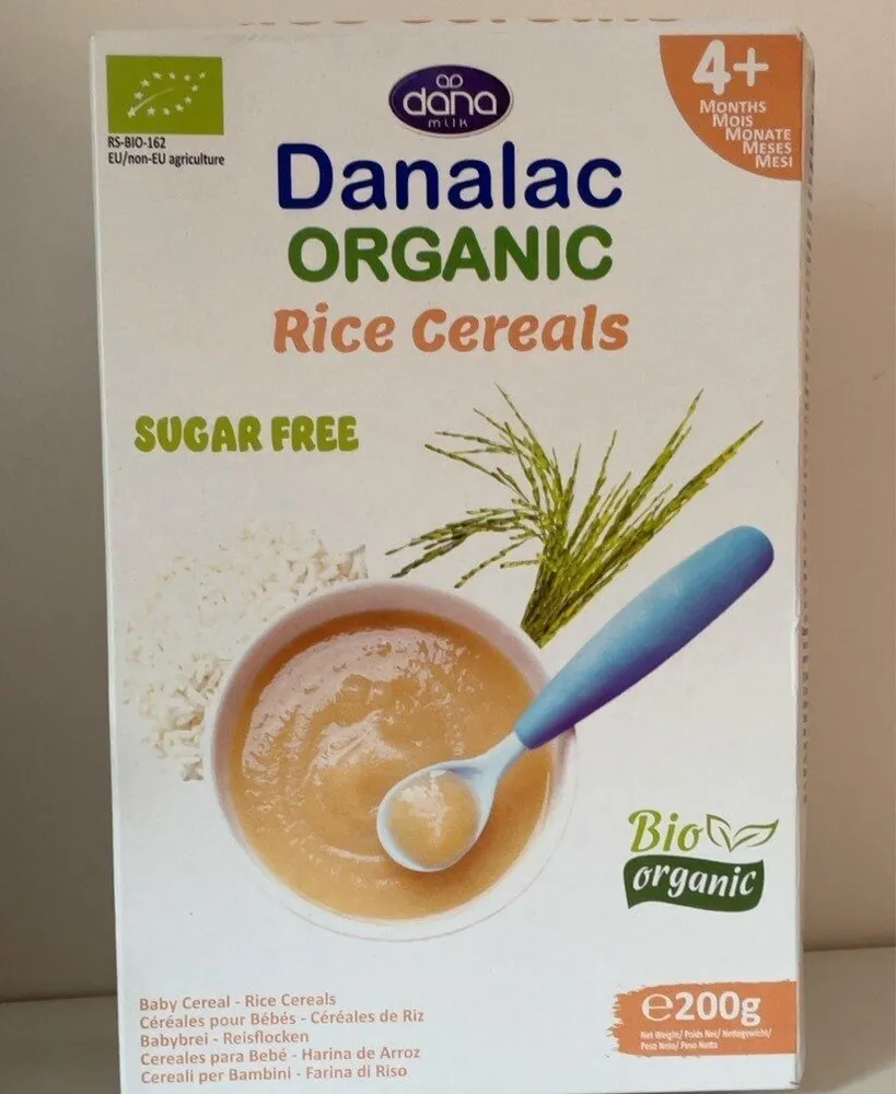 Danalac Organic Rice Cereals