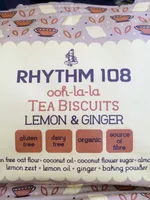 Lemon & Ginger Tea Biscuits