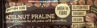 Hazelnut Praline Swiss Dark Chocolate Bar with Praline Oat & Quinoa Filling