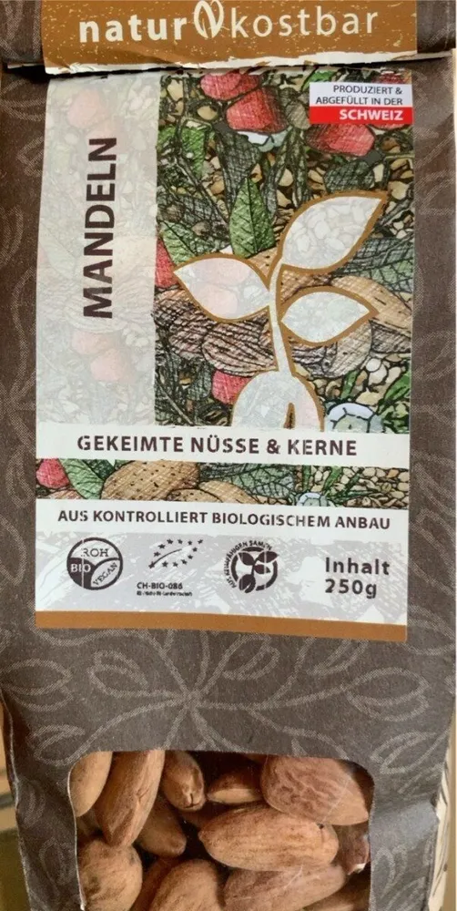 Mandeln gekeimt
