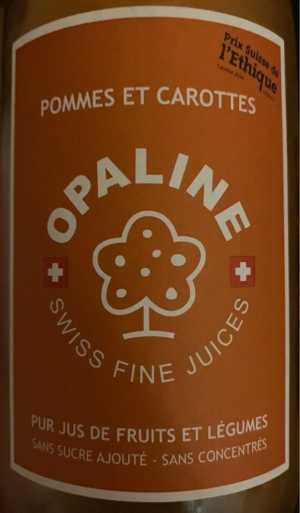 Opaline jus pommes et carottes