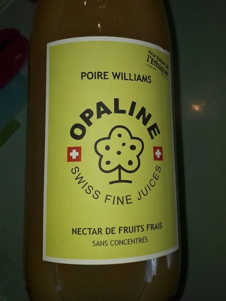 Opaline swiss fine juices poire Williams