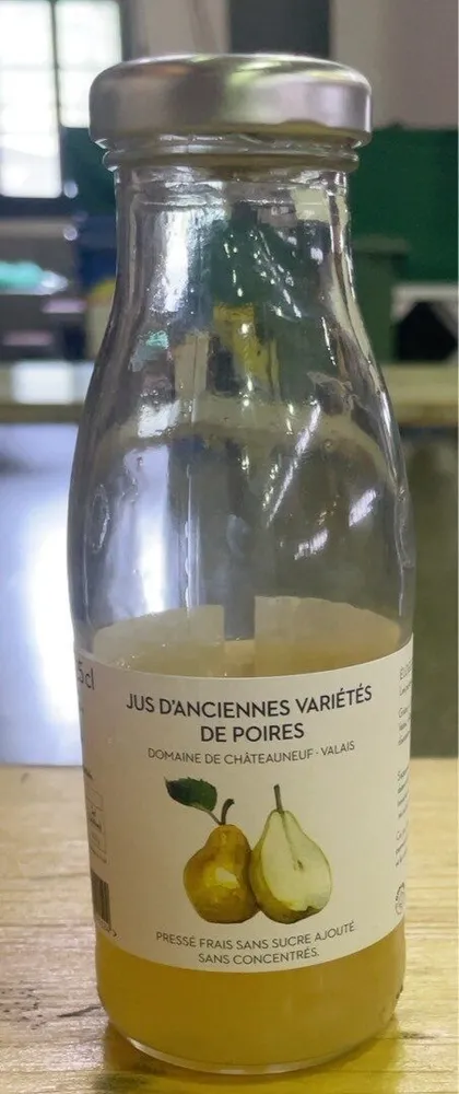 Jus d’ancienne variétés de poires