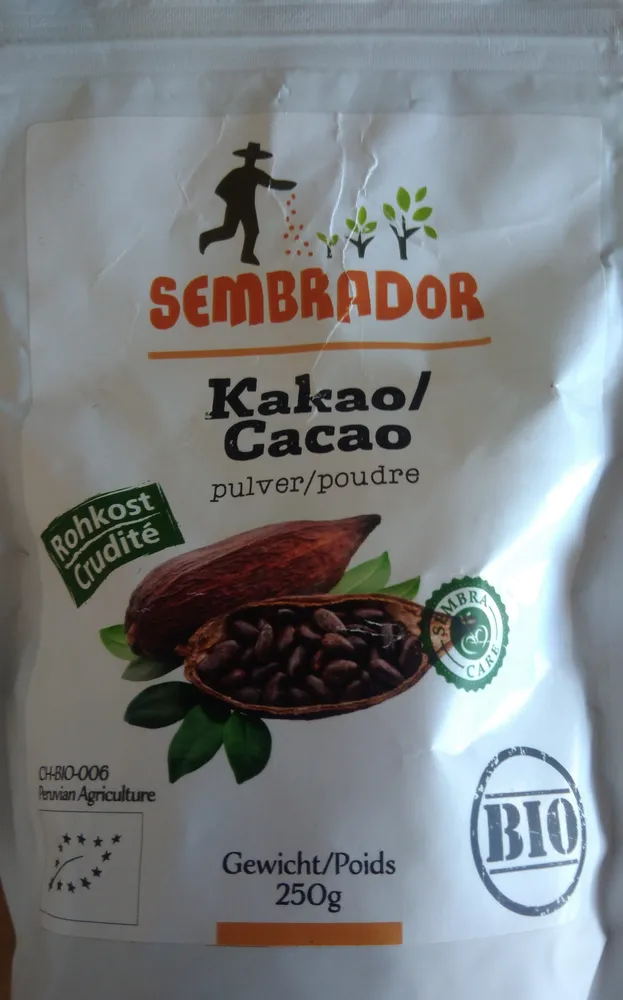 Poudre de cacao cru bio