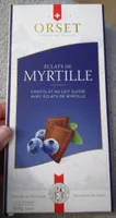 Chocolat suisse aux eclats de myrtilles