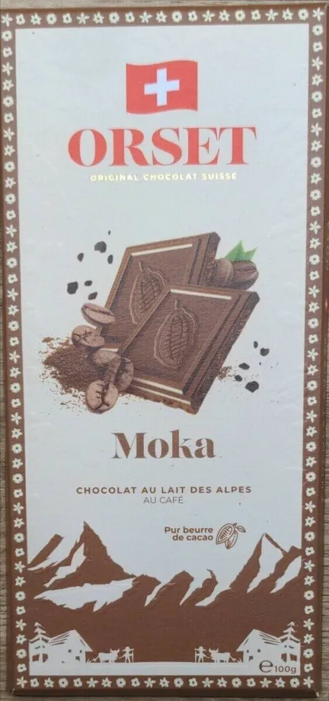 Moka Chocolat au lait des Alpes café