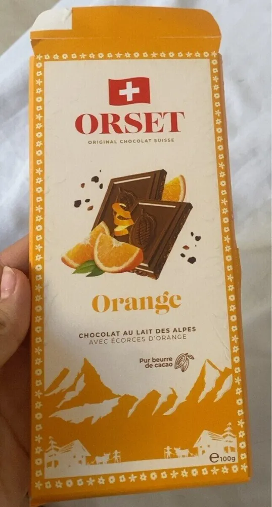 Orange chocolat au lait