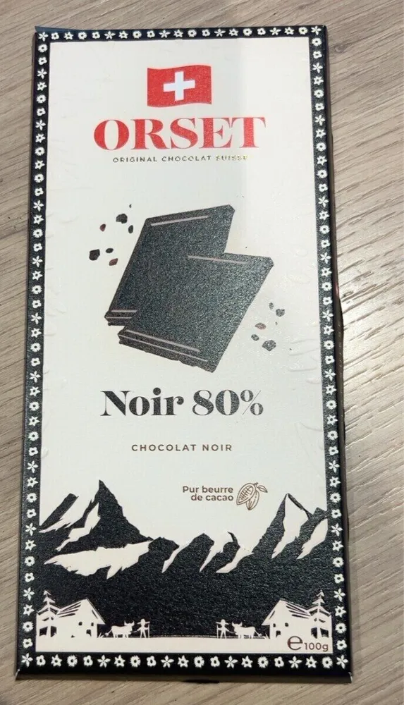 Chocolat noir 80%