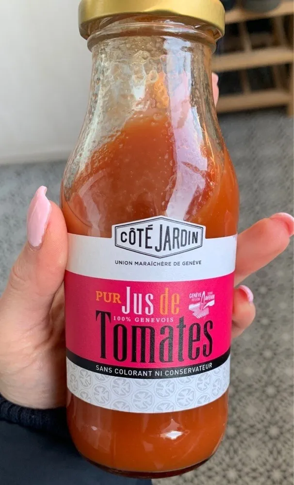 Pur jus de tomates 100% Genevois