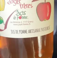 Jus de pomme artisanal pasteurisé