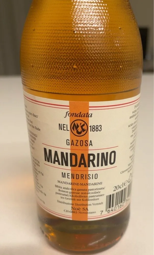 Gazosa mandarino