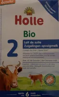 Holle bio 2 Lait de suite