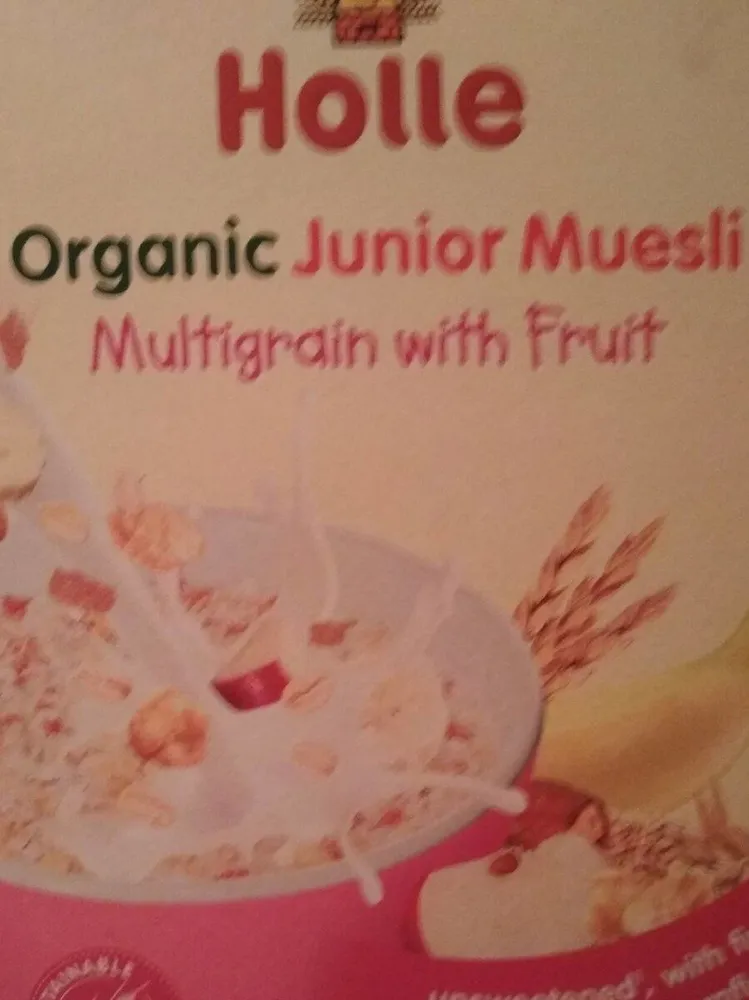 Organic Junior Muesli - Multigrain With Fruit 250G